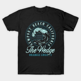 The Wedge Tonal Retro Surf Beach T-Shirt